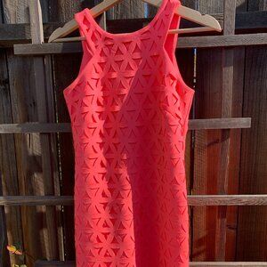 Lily Pulitzer Scuba Dress Laser Cut Size 00